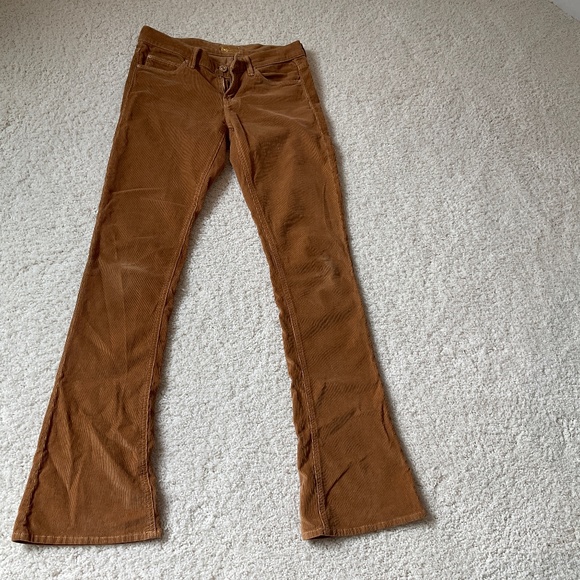 MOTHER boot cut corduroy jeans - Picture 1 of 6
